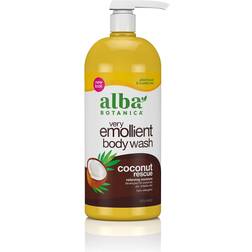 Alba Botanica 2113330 32 Coconut Rescue Very Emollient Shower Gel