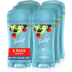 Secret 48 Hour Clear Gel Deodorant, Berry, 2.6