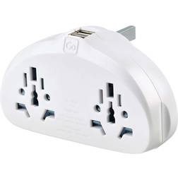 Go Travel World-UK Adaptor Duo USB