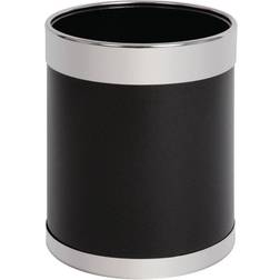 Bolero Black Waste Paper Bin with Rim