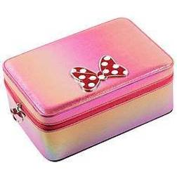 Disney Minnie Mouse Large Metallic Zip Around Jewellery Case