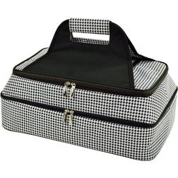 Picnic at Ascot 550-HT Two Layer, Hot and Cold Thermal Food Casserole Carrier Houndstooth