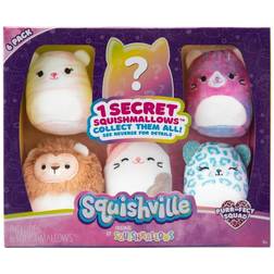 Jazwares Squishville Mini Squishmallow Purr-fect Squad 6-Pack