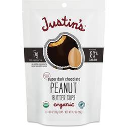 Justin's Peanut Butter Cups Super Dark Chocolate 4.2