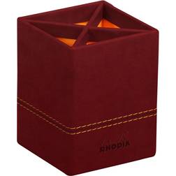 Rhodiarama Pencil holder Burgundy 8x8x11