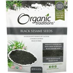 Organic Traditions Black Sesame Seeds, 8 227