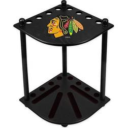 NHL Chicago Blackhawks Corner Cue Rack Multi Multi 14.5in X