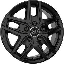 MSW 40 Van Gloss Black 6.5x16 5/130 ET55 B89.1