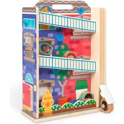 Melissa & Doug Go Tots Town House Tumble Play Set Multi Multi