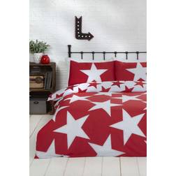 Rapport Furnishings Single All Stars Duvet Cover Red