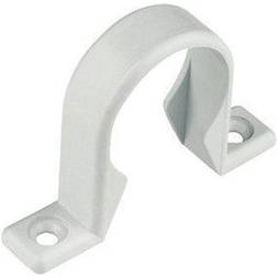 Floplast White Push-Fit Waste Pipe Clip (Dia)40mm, Pack Of 3