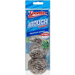 Spontex Tough Scourer Pack 4