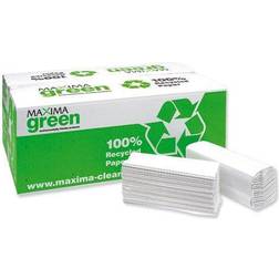 Maxima Green C-Fold Hand Towel