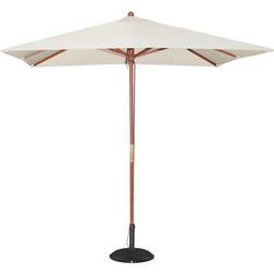 Bolero Square Pulley Parasol 2.5m Diameter Cream