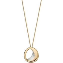 Fiorelli Sterling & Plated Organic Shape Necklace