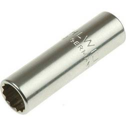 Stahlwille Bi-Hexagon Socket Extra Deep 1/4in Drive Torque Wrench