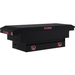 Weather Guard Saddle Truck Tool Box Aluminum Compact Low Profile Black