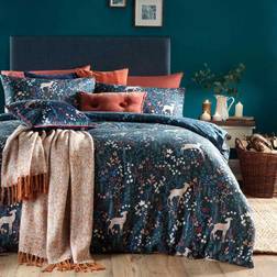 Furn. Richmond Double Duvet Cover White, Blue, Red