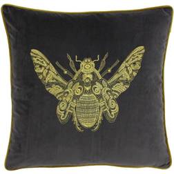 Riva Home Paoletti Cerana Charcoal Bee Complete Decoration Pillows Black, Grey