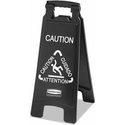 Rubbermaid Commercial Executive 2-Sided Multi-Lingual Caution Sign, in., RCP1867505