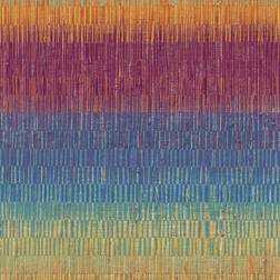 Grandeco Multicoloured Retro Wallpaper Orange Yellow Blue Green Textured Vinyl