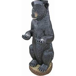 Design Toscano KY1887 Postal Black Bear Mail Post Sleeve Statue, 16.5"