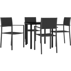 vidaXL 3099258 Patio Dining Set, 1 Table incl. 4 Chairs