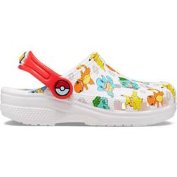 Crocs Kid's Classic Pokemon Clog - White/Multi