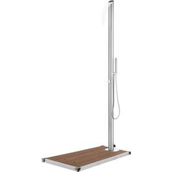 vidaXL Garden Shower with brown