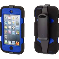 Griffin Technology Survivor All-Terrain Shell case Black, Blue Polycarbonate, Silicone