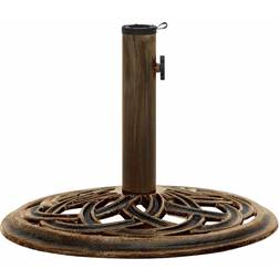 vidaXL Umbrella Base Bronze 44x44x31 Cast Iron