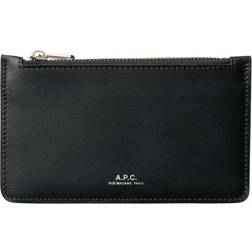 A.P.C. Walter Zip Card Wallet Black