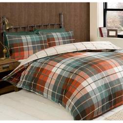 Aucune Furnishings Rapport Lomond Check Duvet Cover