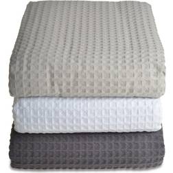 Allure Taupe, Single Hotel Sedona Waffle Blankets Beige