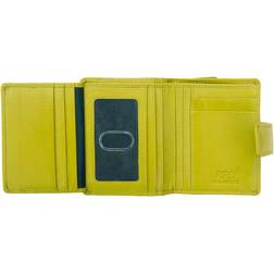 Green Primehide Leather Purse Wallet - RFID Blocking Sized Verona