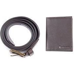 Barbour Leather Belt &Amp; Billfold Gift Set