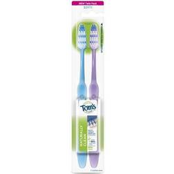 Tom's of Maine Naturally Clean Toothbrush Twin Pack 2