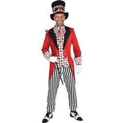 Magic By Freddy King of Cards Mad Hatter Costume & Hat