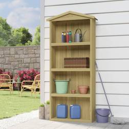 vidaXL Garden Tool Shed 89x33x222 Impregnated Pinewood