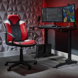 X Rocker Saturn Black/Red/Grey Mid-Back Esport Gaming Chair