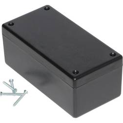 Hammond 1594DSBK Heavy Duty GPABS Enclosure 131 x 66 x 55mm Black