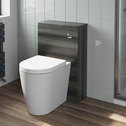 Artis 500mm Bathroom Toilet BTW Back To Wall Furniture Unit Pan Soft Close Grey Modern