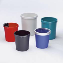 Helit Plastic waste paper bin, capacity