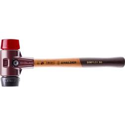Simplex Halder 30 Mallet with Black Red Inserts Rubber Hammer