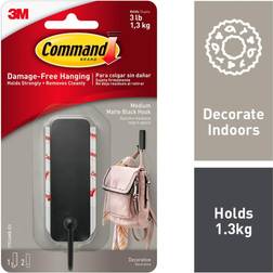 3M Command Medium Self Adhesive Hook Matte Picture Hook