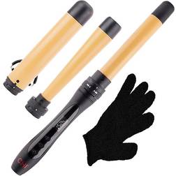 CHI Interchangeable Curling Wand Set In Black