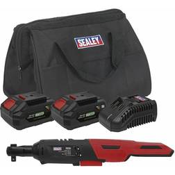 Sealey CP20VRWKIT Cordless Ratchet Wrench 3/8"Sq Drive Kit 20V SV2