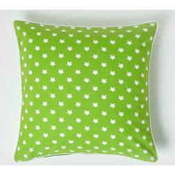 Homescapes Stars Cushion Cushion Cover Green