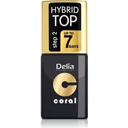 Delia Coral Nail Enamel Hybrid Gel Gel Top Coat