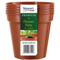 Stax 4" Pack Of 5 Flower Pots Flower